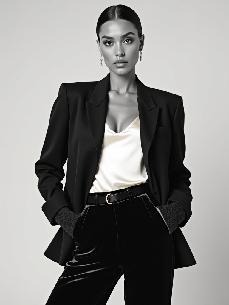 monochrome high impact fashion tips