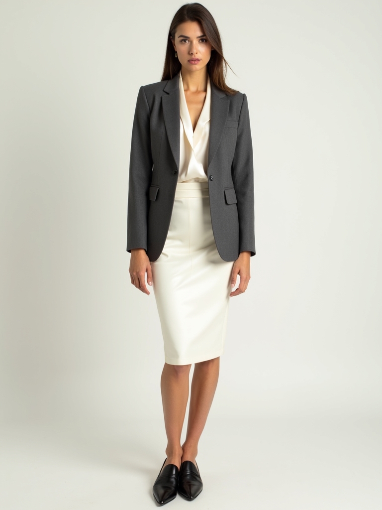 monochrome spring outfit ideas