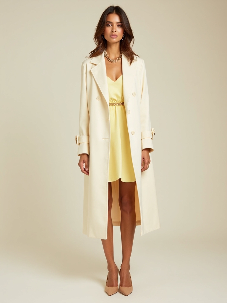 neutral outfits with color