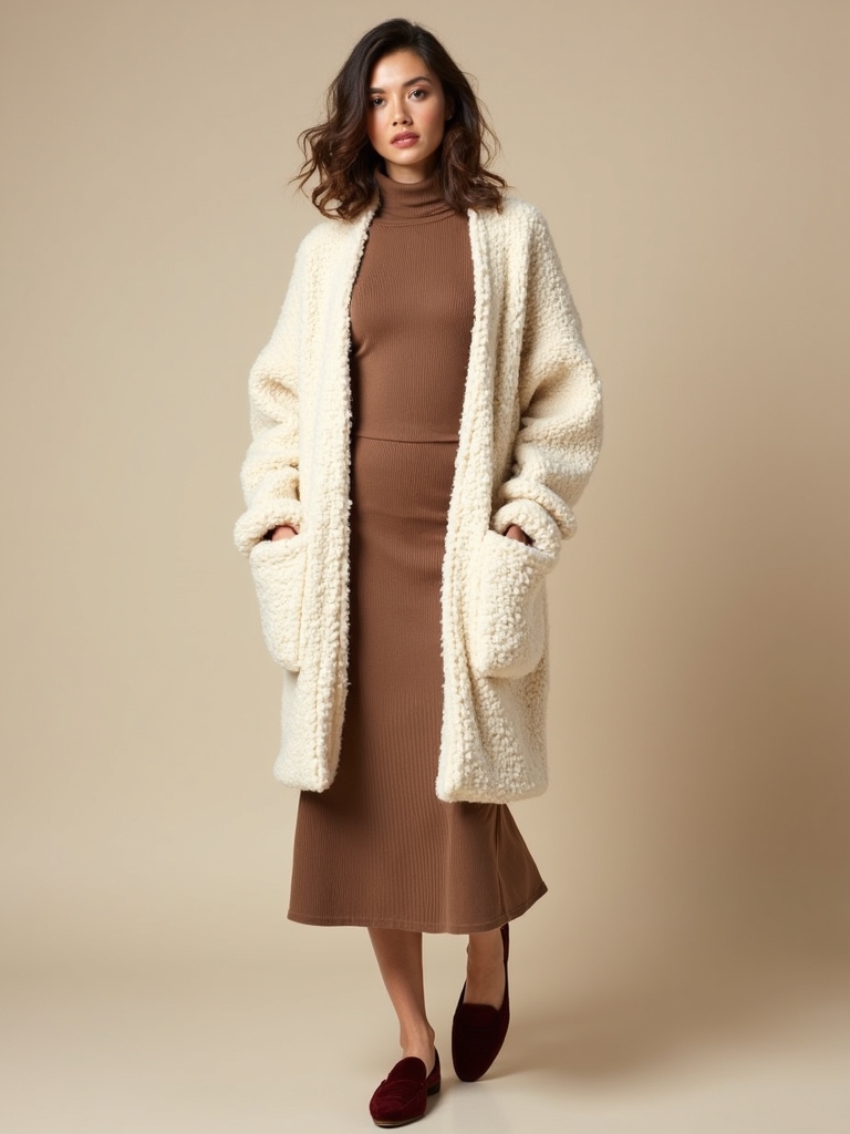 oversized knits enhance outfits