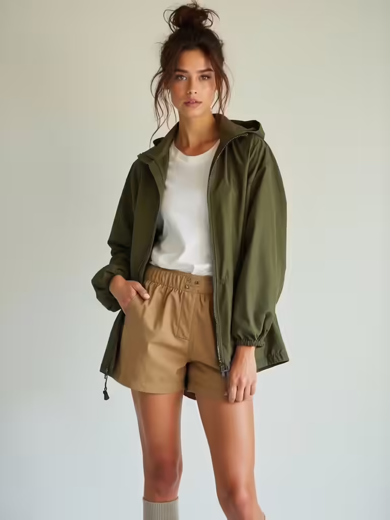 packable ultra compact rain shell