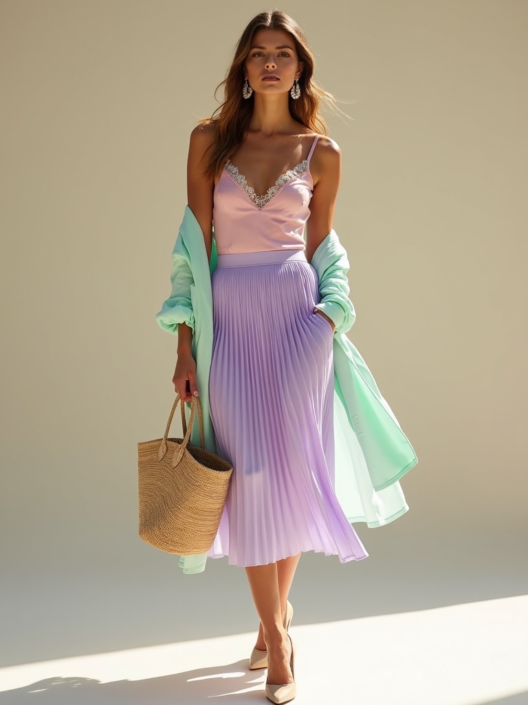 pastel colors for femininity