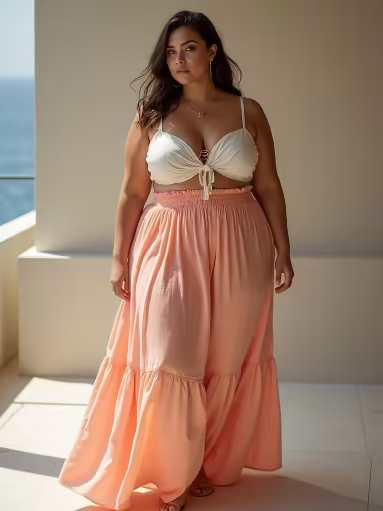 plus size summer skirts