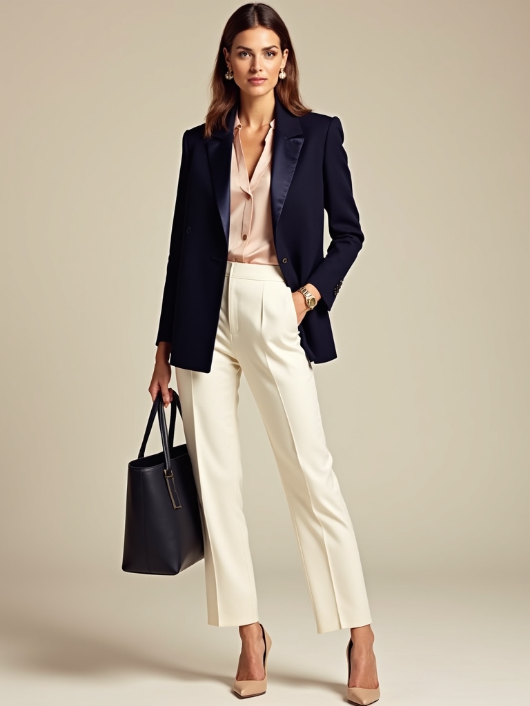polished comfortable spring attire