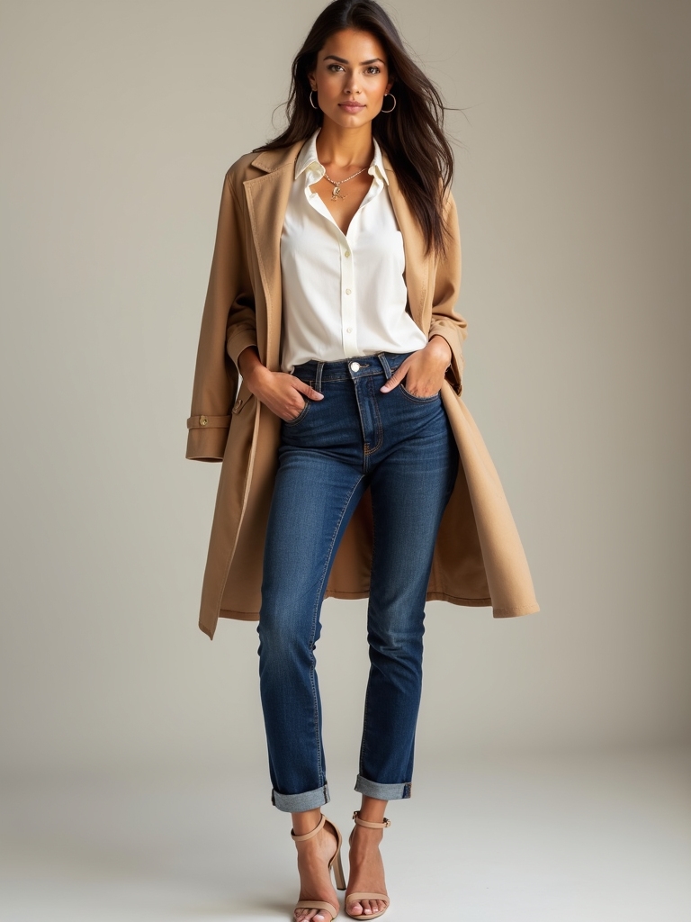 polished jeans and blouse combinations
