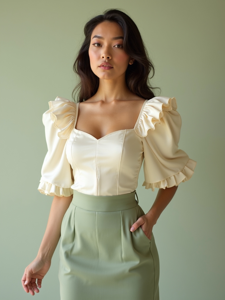 puff sleeves for polished outfits