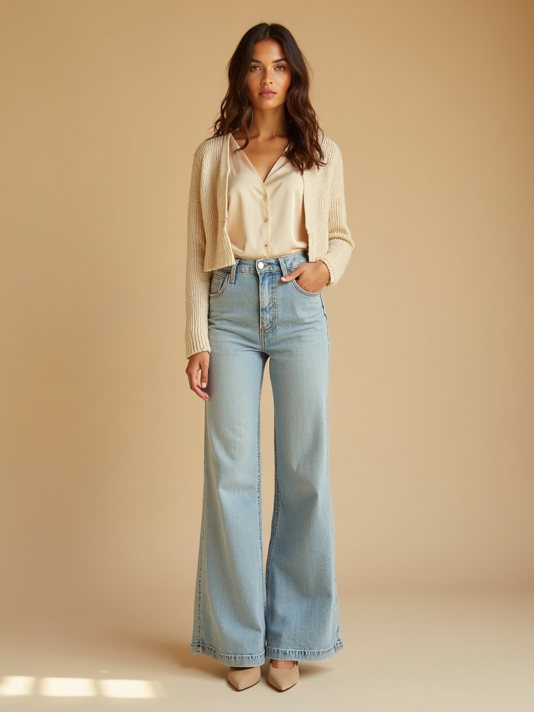 retro wide leg styles
