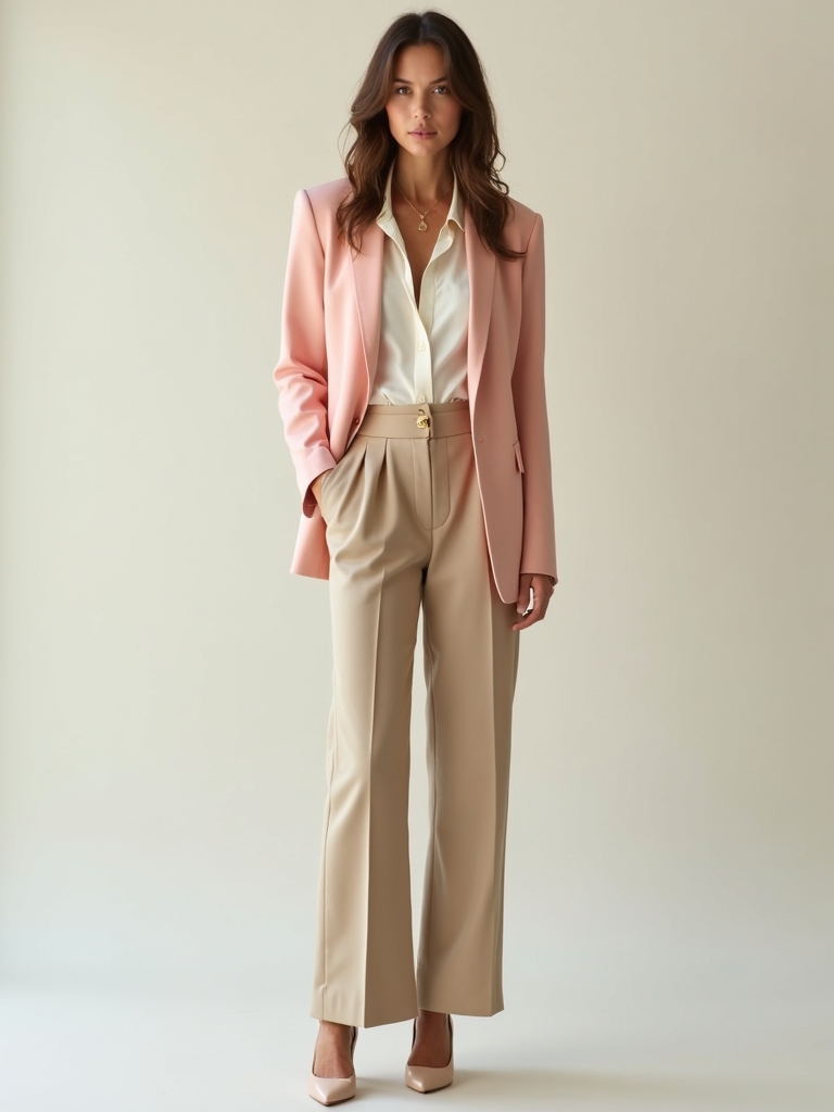 simplified stylish work attire