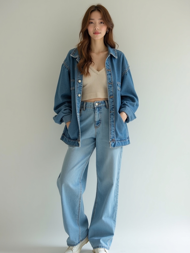 slouchy oversized denim styles