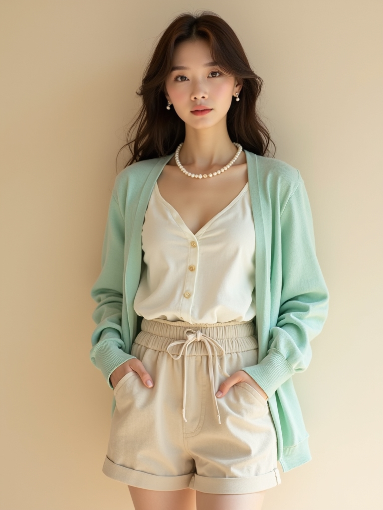 soft pastels and neutrals