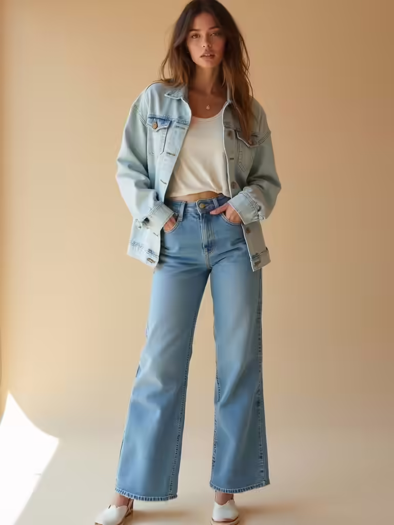 spring casual jeans outfits