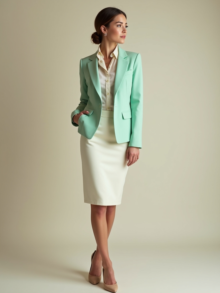streamlined office pencil skirts