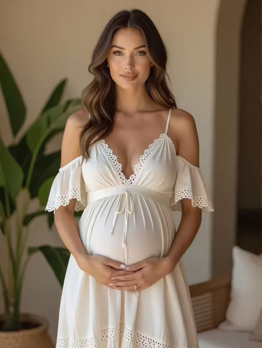 stylish summer maternity wear
