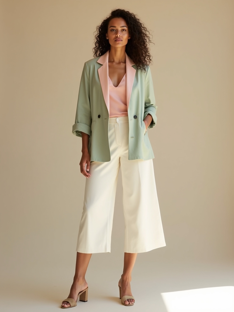 subtle flattering color blocking styles