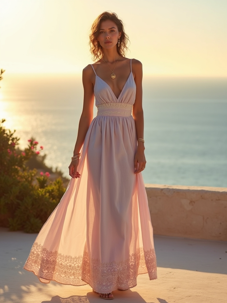 summer evening vacation outfits
