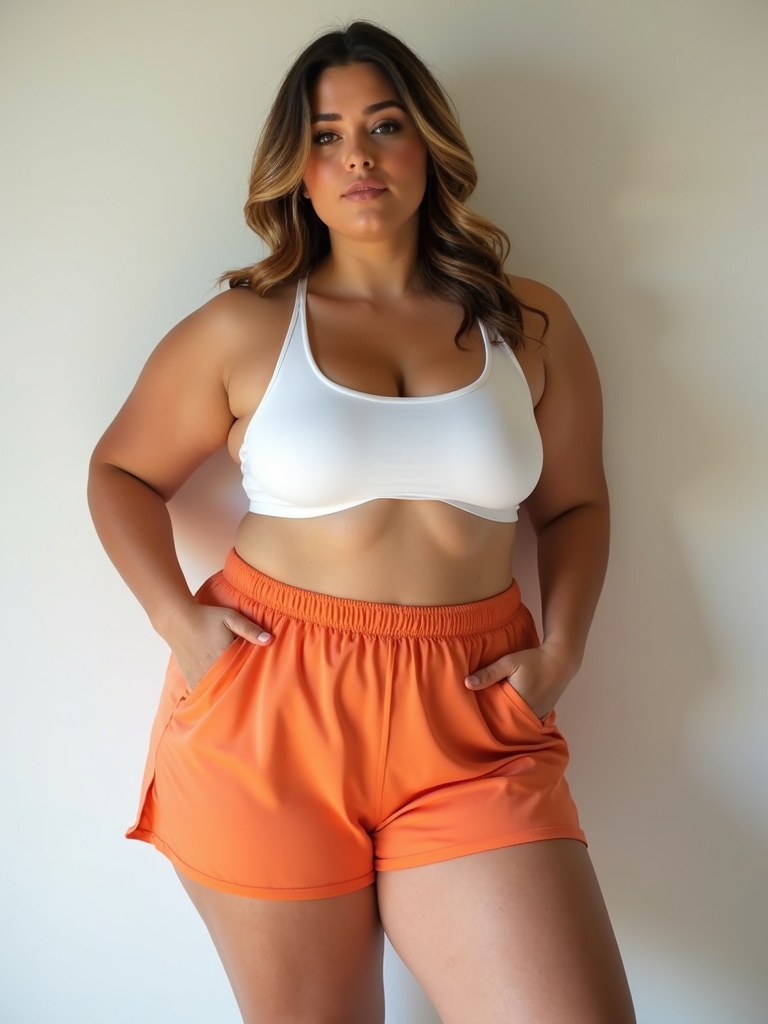 supportive high rise shorts confidence