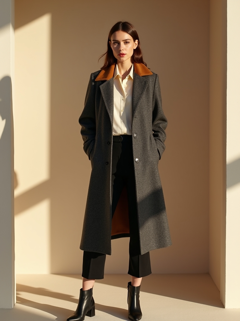 tailored coat enhances professionalism