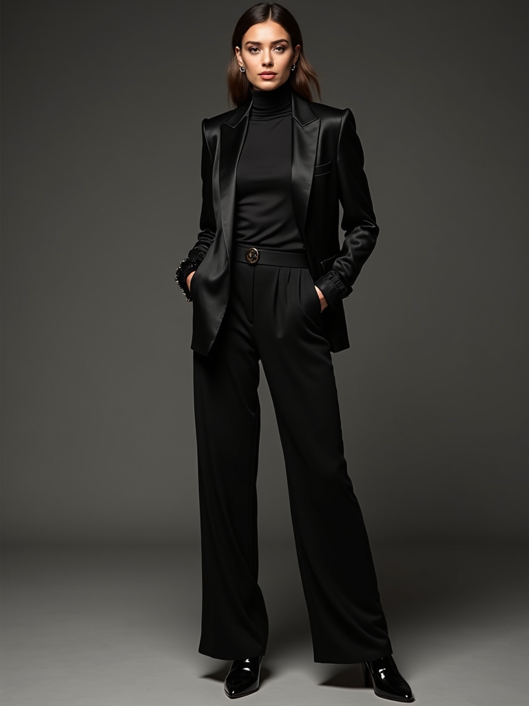 textured black layering techniques
