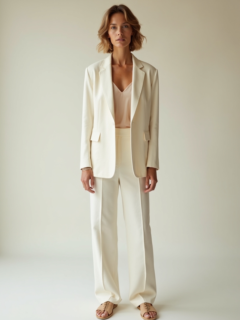 timeless breathable linen suit