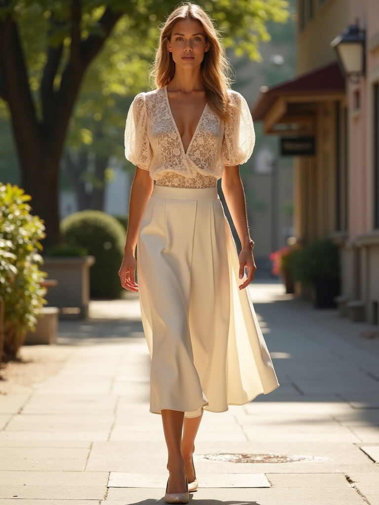 timeless modest summer elegance