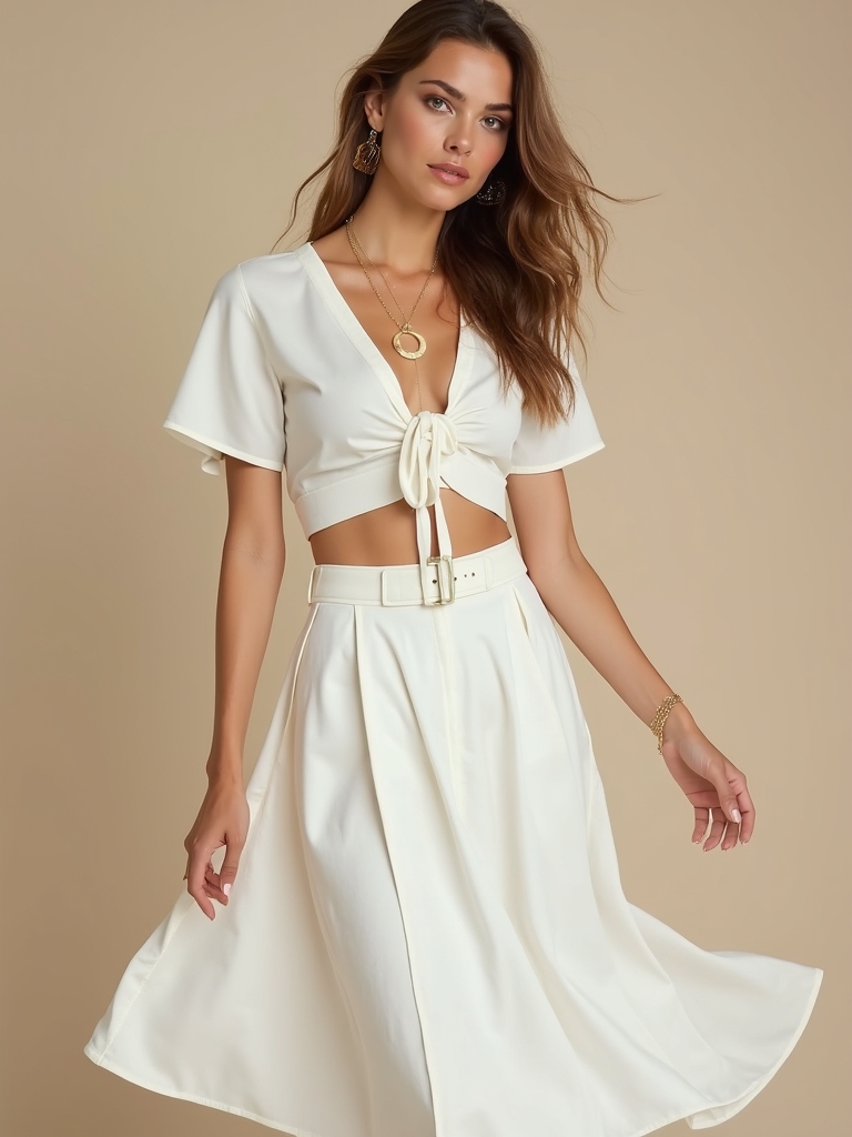 timeless white skirt pairings