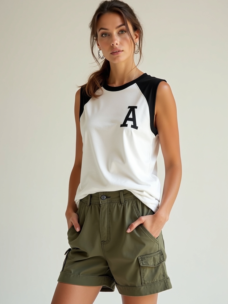 tomboy chic summer outfit combination