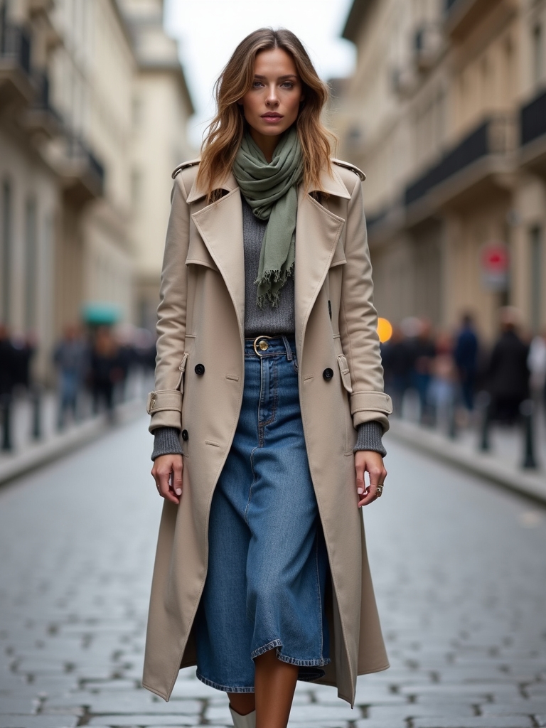 transitional dress and denim