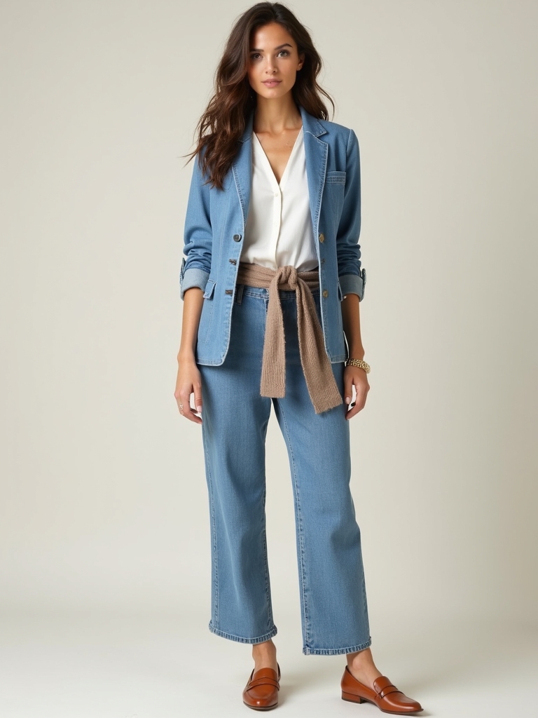 versatile denim classroom uniform