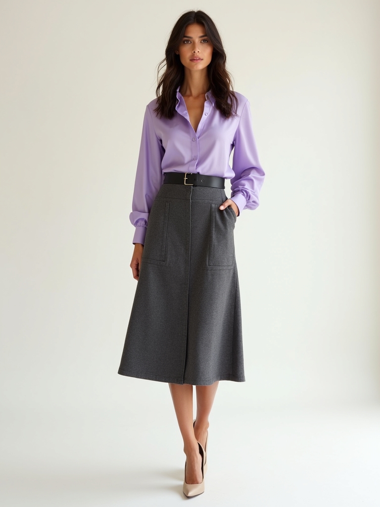 versatile midi skirt styling