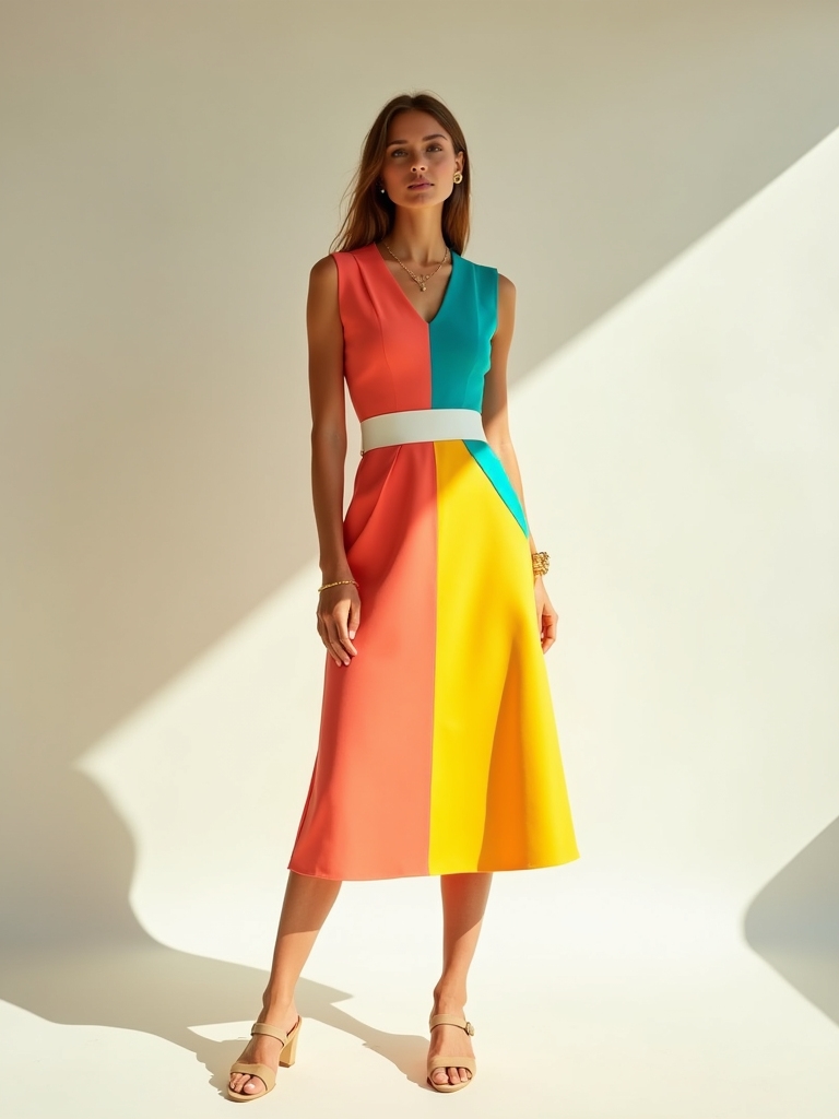 vibrant summer color blocking combinations