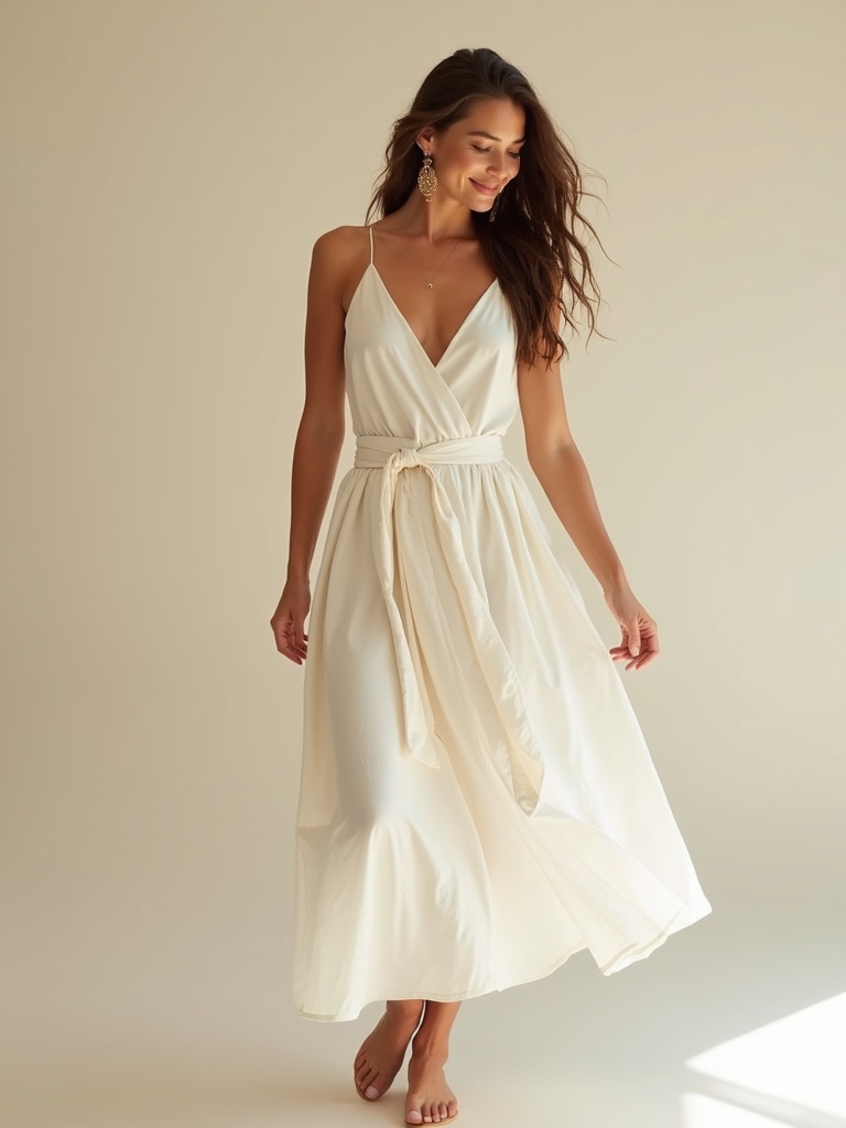 waist defining comfortable wrap dresses