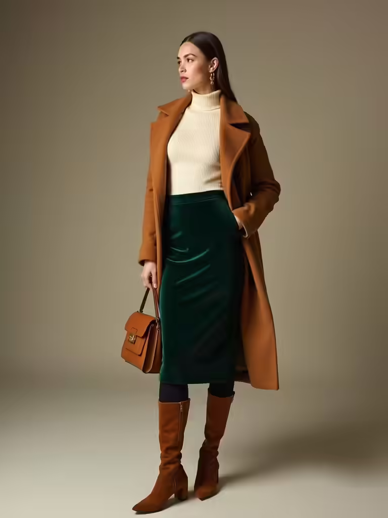 warm dresses stylish layers