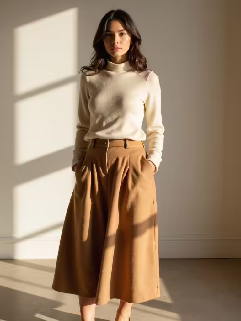 autumn inspired skirt outfit ideas