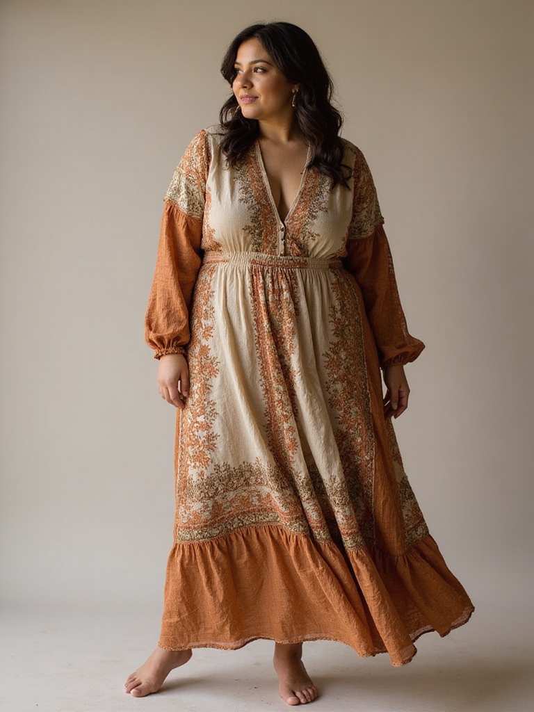 boho summer plus size