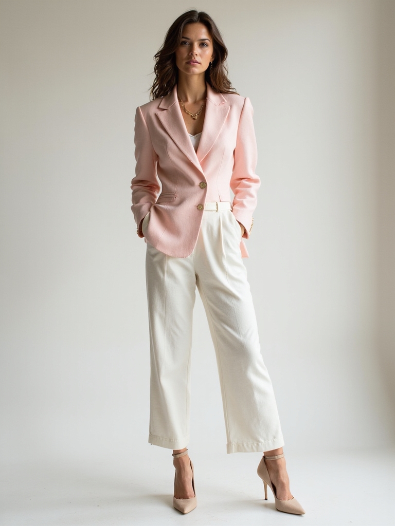 bold colors and tailored layers