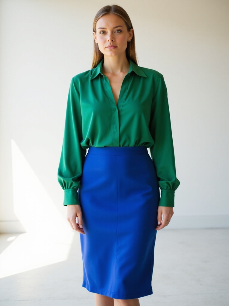 bold colors simple tops