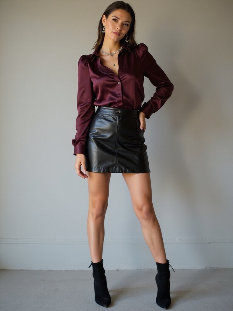 bold leather night vibes