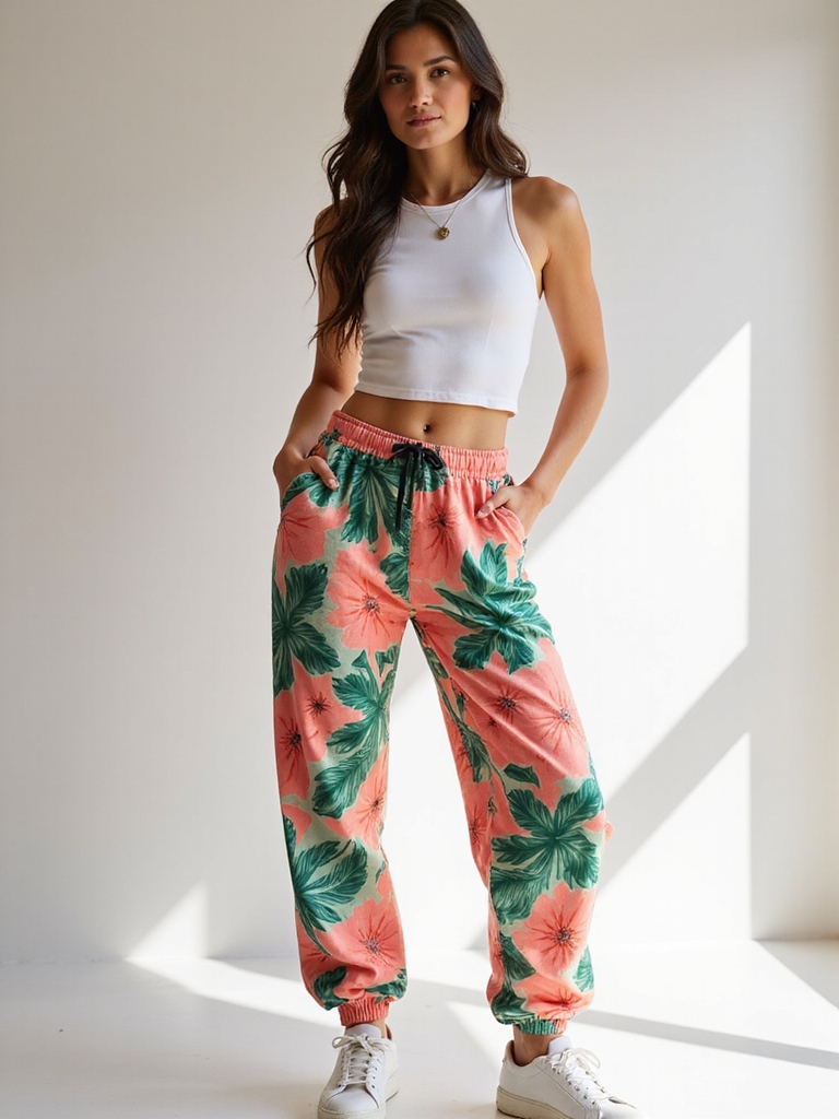 bold prints elevate joggers