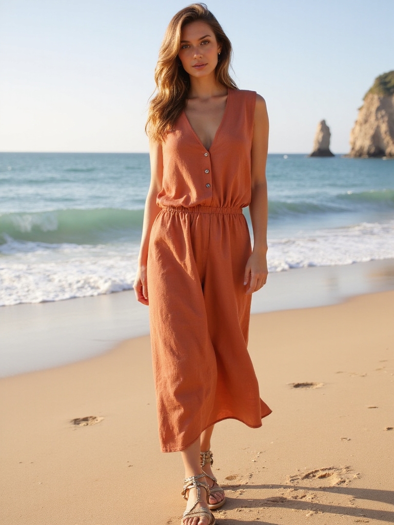 bold sandals for beach style