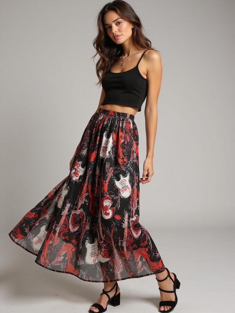 bold summer rock skirts
