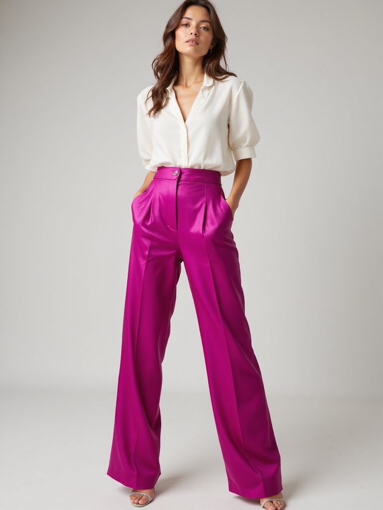 bold trousers vibrant spring style