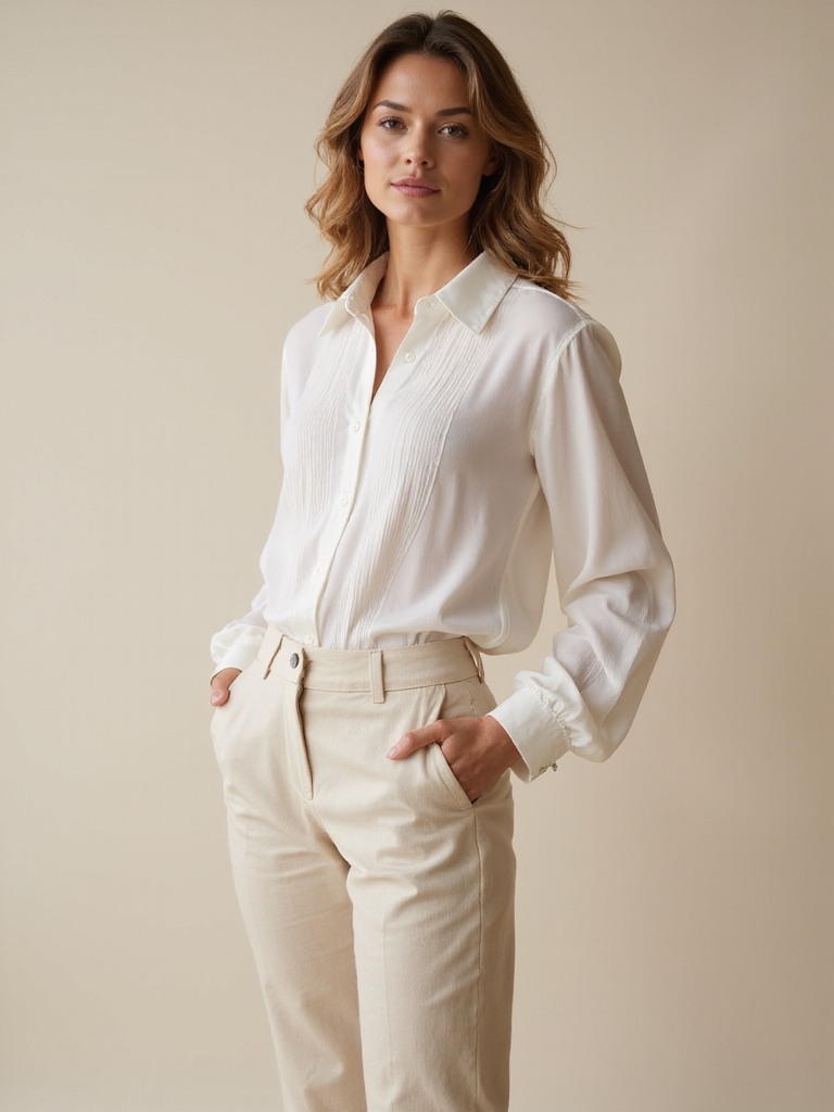 breathable blouses for work