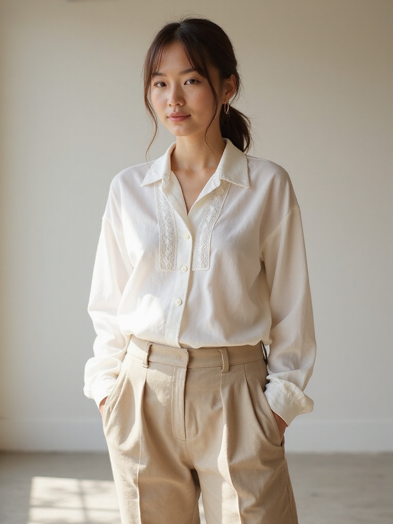 breathable long sleeve summer blouses