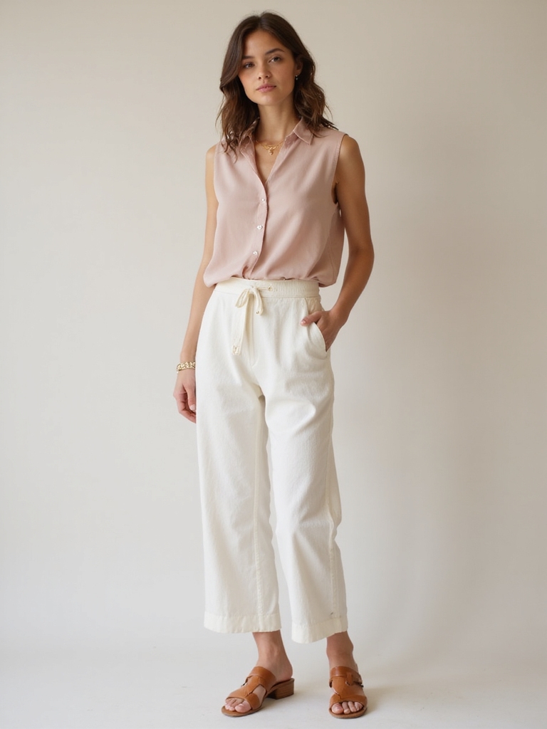 breathable summer office elegance