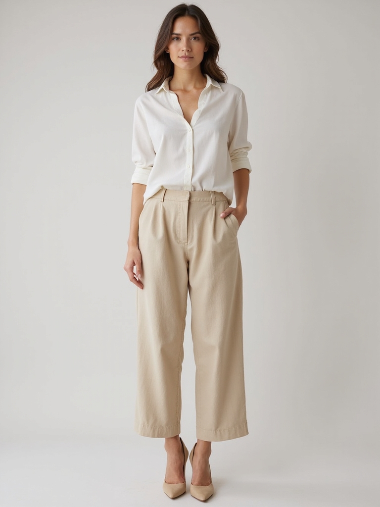 breathable tailored linen pants