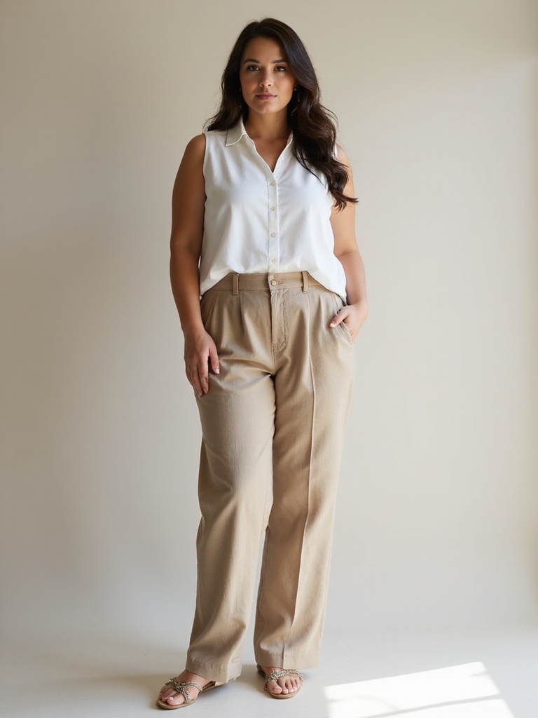 breathable tailored office trousers