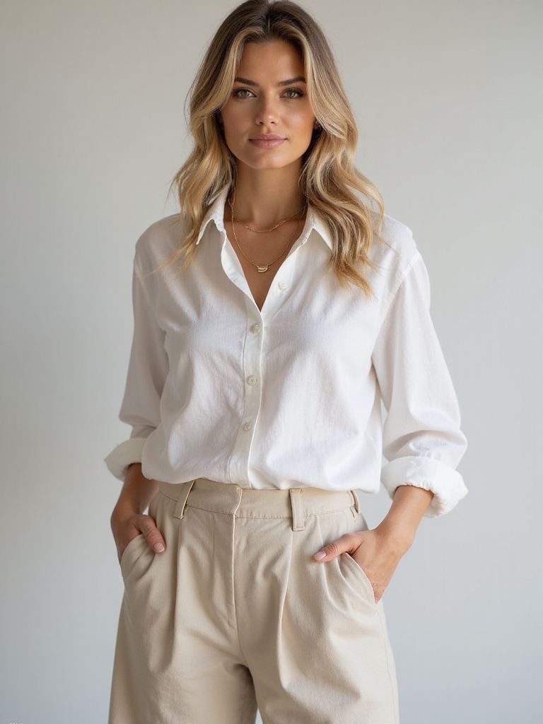 breezy blouses tailored pants
