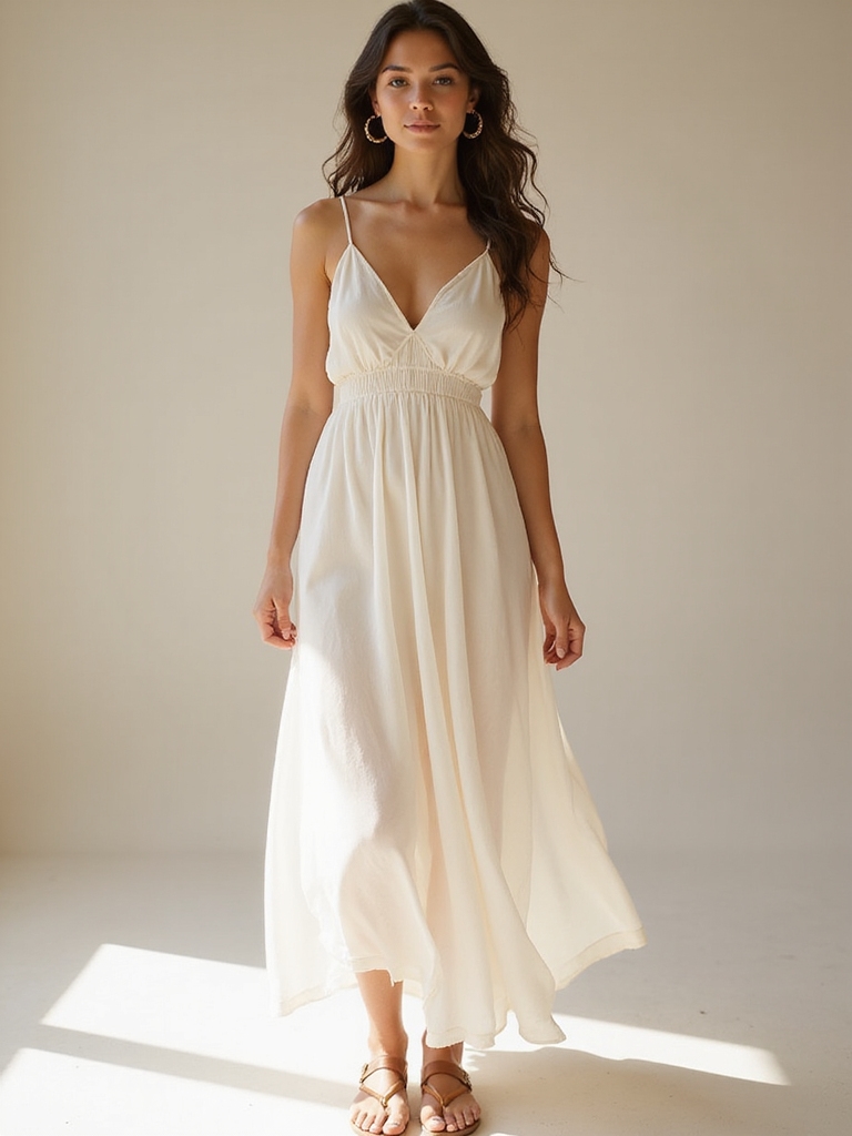 breezy dresses minimal accessories