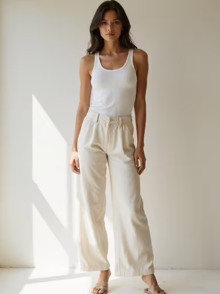 breezy linen pants outfit