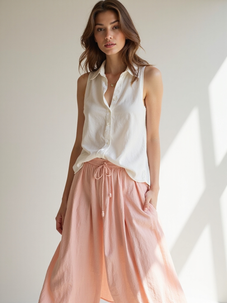 breezy midi skirt outfits